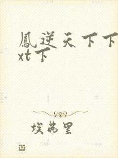 凤逆天下下载txt下