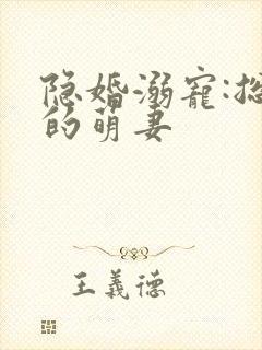 隐婚溺宠:总裁的萌妻