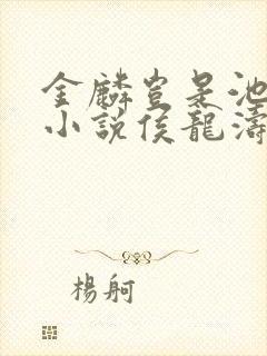 金麟岂是池中物小说侯龙涛