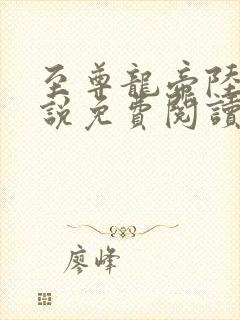 至尊龙帝陆凡小说免费阅读