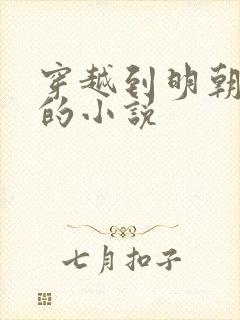 穿越到明朝崇祯的小说