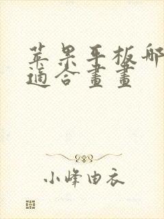 苹果平板哪一款适合画画