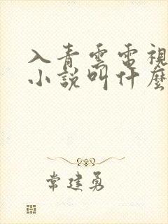 入青云电视剧的小说叫什么