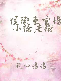 侯卫东官场笔记 小桥老树