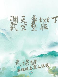 渊天尊txt下载完整版