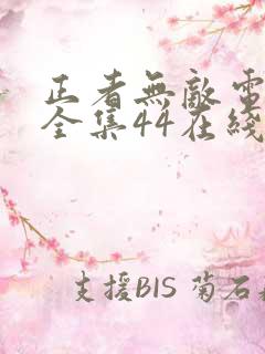 正者无敌电视剧全集44在线观看