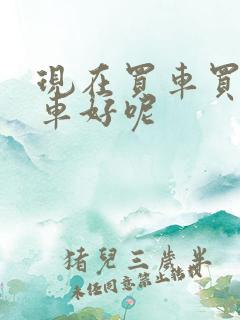 现在买车买什么车好呢