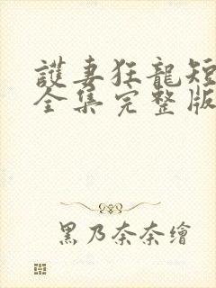 护妻狂龙短剧版全集完整版在线观看