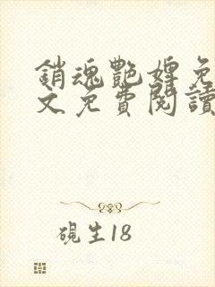 销魂艳婢免费全文免费阅读