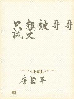 只想被哥哥罚训诫文