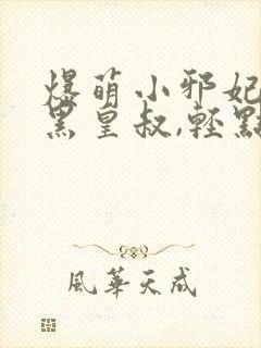 爆萌小邪妃:腹黑皇叔,轻点宠