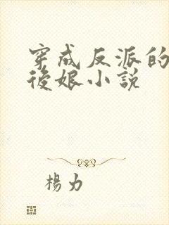 穿成反派的恶毒后娘小说