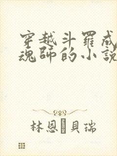 穿越斗罗成为邪魂师的小说