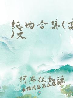 纯肉合集(高h)文