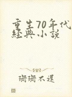 重生70年代的经典小说