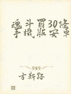 魂斗罗30条命手机版安卓版