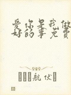 爱你是我做过最好的事免费全文阅读