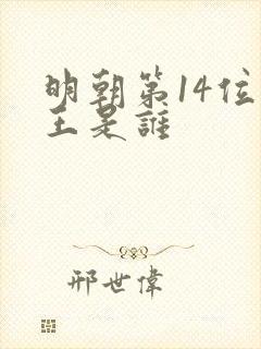 明朝第14位帝王是谁