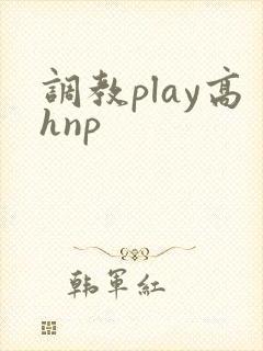 调教play高hnp