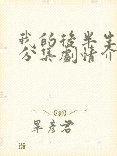 我的后半生剧情分集剧情介绍