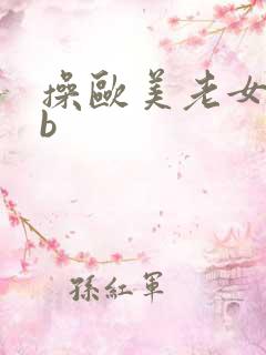 操欧美老女人的b