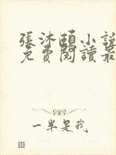 张沐颐小说全文免费阅读最新章节