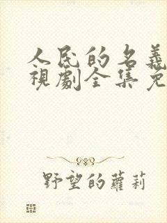 人民的名义 电视剧全集免费观看