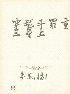 穿越斗罗重生唐三身上