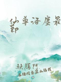 仙尊洛尘最新章节