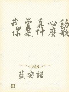 我曾真心的爱过你是什么歌的歌词