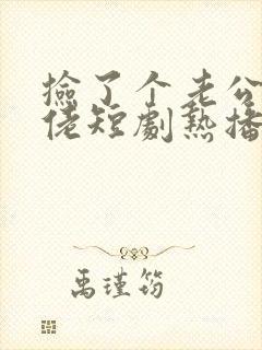 捡了个老公是大佬短剧热播