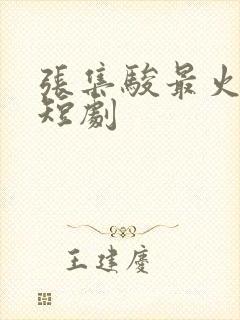 张集骏最火十部短剧