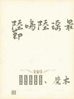 陆鸣陆瑶最新章节