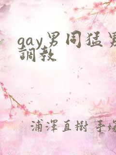gay男同猛男调教