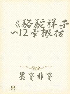 《骆驼祥子》9~12章概括