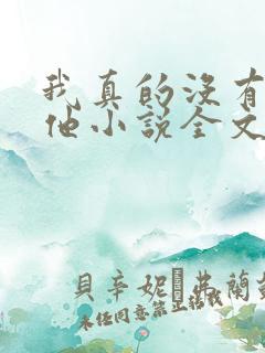 我真的没有引诱他小说全文免费阅读笔趣阁