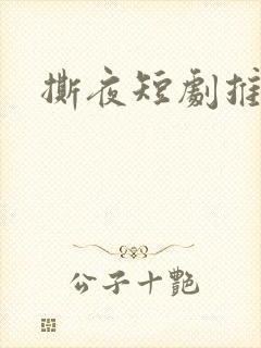 撕夜短剧推荐