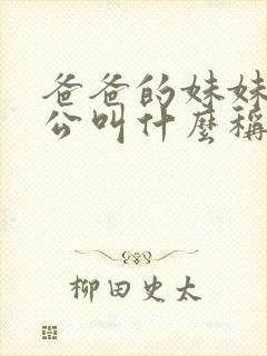 爸爸的妹妹的老公叫什么称呼