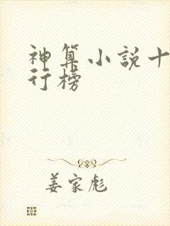 神算小说十大排行榜