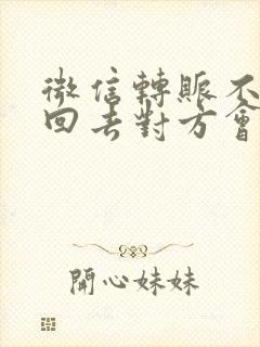 微信转账不收退回去对方会有提示吗