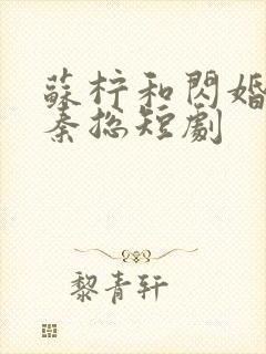 苏柠和闪婚老公秦总短剧