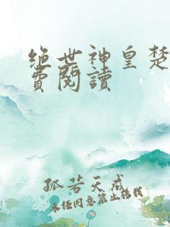 绝世神皇楚枫免费阅读