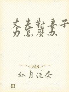 丈夫对妻子冷暴力怎么办