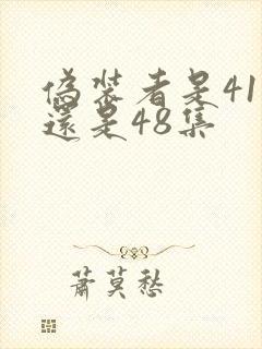 伪装者是41集还是48集