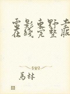 电影东野圭吾信在线完整版