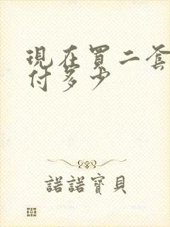 现在买二套房首付多少