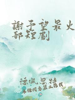 谢予望最火的5部短剧