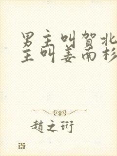 男主叫贺北峥女主叫姜南杉的小说