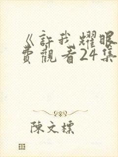 《许我耀眼》免费观看24集电视剧