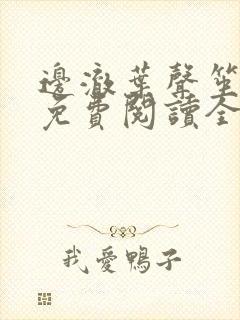 边澈叶声笙小说免费阅读全文无弹窗